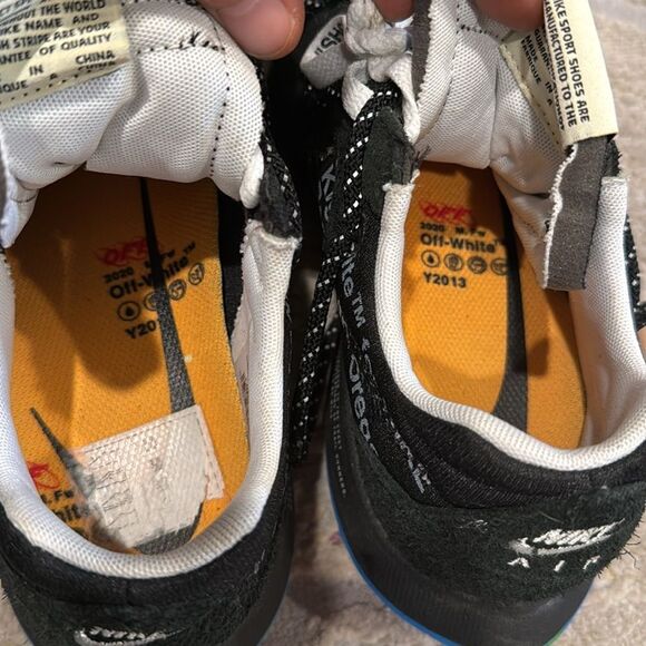 Off White x Nike Zoom Terra Kiger sneakers size 9.5 in very good used condition - Picture 6 of 13